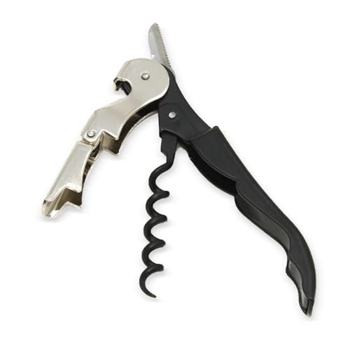 Chef Craft Chef Craft Select Waiters Corkscrew with Foil Cutter and Bottle Opener 5 inches in Length Stainless SteelBlack 