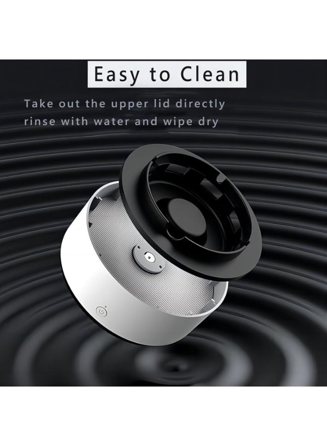 JAJEEK 2-in-1 Smokeless Ashtray with Air Purifier Filter, Multifunction Cigarette Ash Tray for Indoor and Car Use, Odor Reduction Design, Easy Clean, Multi-Colour - Image 3