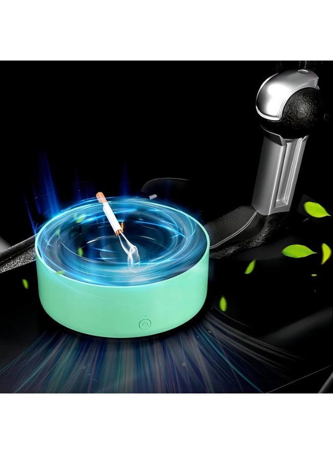 JAJEEK 2-in-1 Smokeless Ashtray with Air Purifier Filter, Multifunction Cigarette Ash Tray for Indoor and Car Use, Odor Reduction Design, Easy Clean, Multi-Colour - Image 5