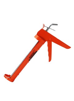 KSEIBI Orange Caulking Gun, 220mm, Adjustable Hand Caulk gun, Anti-dripping Regulating, Sealant Silicone Gun with Comfort Grip, Hand Caulking Gun for Bathroom, Kitchen, Floor, Window, Sink Joint, Frames Seal  - Image 1