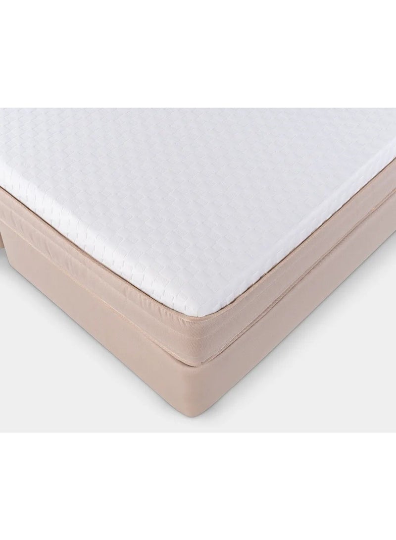 SAPSA BEDDING Respiro Super King Mattress 180x200 Breathable Tight Top with Latex Coir Natural White - Image 4