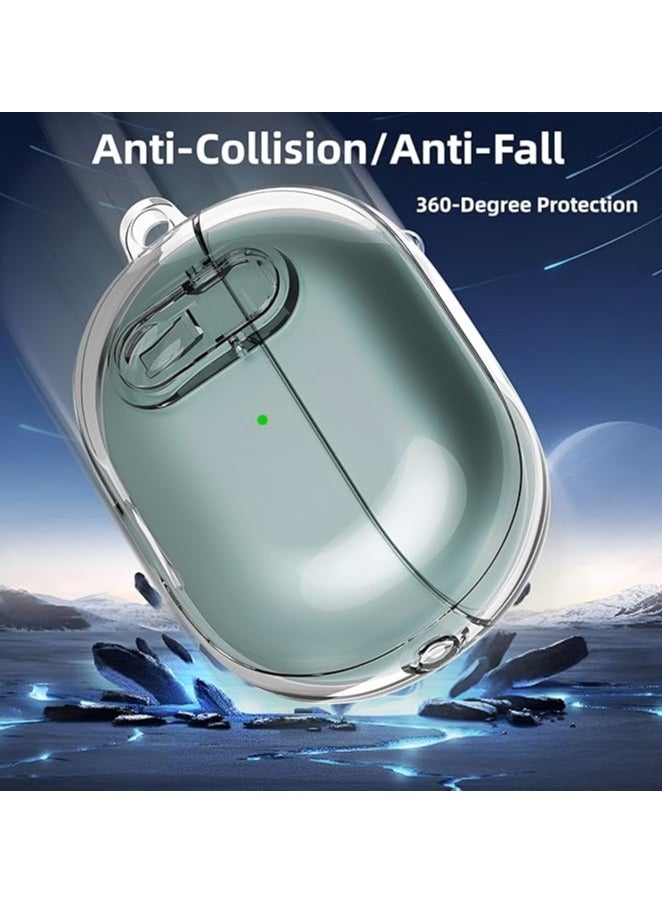 Transparent Durable Protection Case For Huawei Freebuds pro 4 Anti-Fall Clear Cover With Hook - Image 3