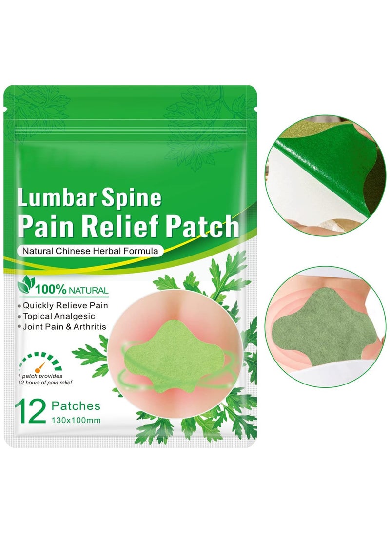 SOLARAE 36PCS Pain Relief Patches for Waist Wellneeknee, Pain Relief Patches, Knee Pain Relief Patches, Arthritis Knee Pain Relief Deep Heat Patches, Relieves Muscle Soreness in Knee, Neck, Shoulder - Image 1