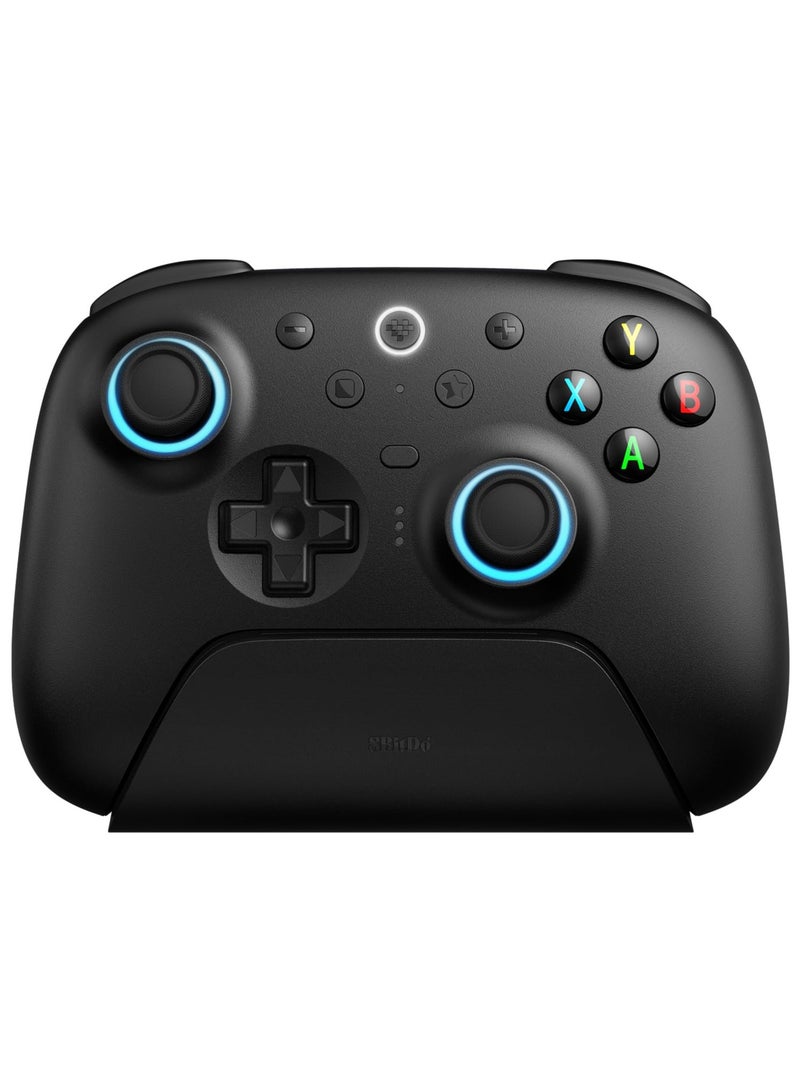 8Bitdo Wireless Controller for Windows & Android, Gaming Controller with TMR Joysticks, Switchable Hall Effect/Tactile Triggers, RGB Fire Ring, 8Speed Wireless Tech, Black  - Image 1