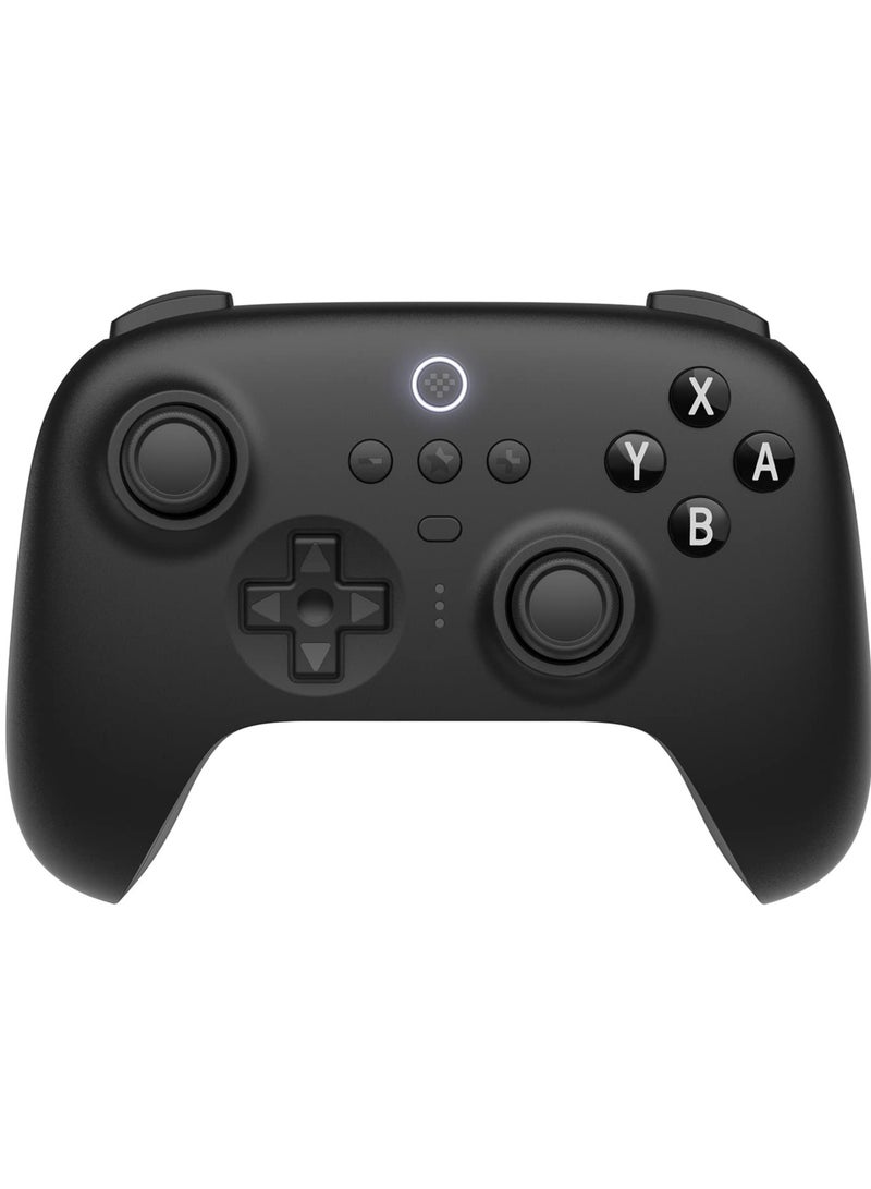 8Bitdo Ultimate Bluetooth Controller with Charging Dock, Wireless Pro Controller with Hall Effect Sensing Joystick, Compatible with Switch, Windows and Steam Deck (Black)  - Image 2