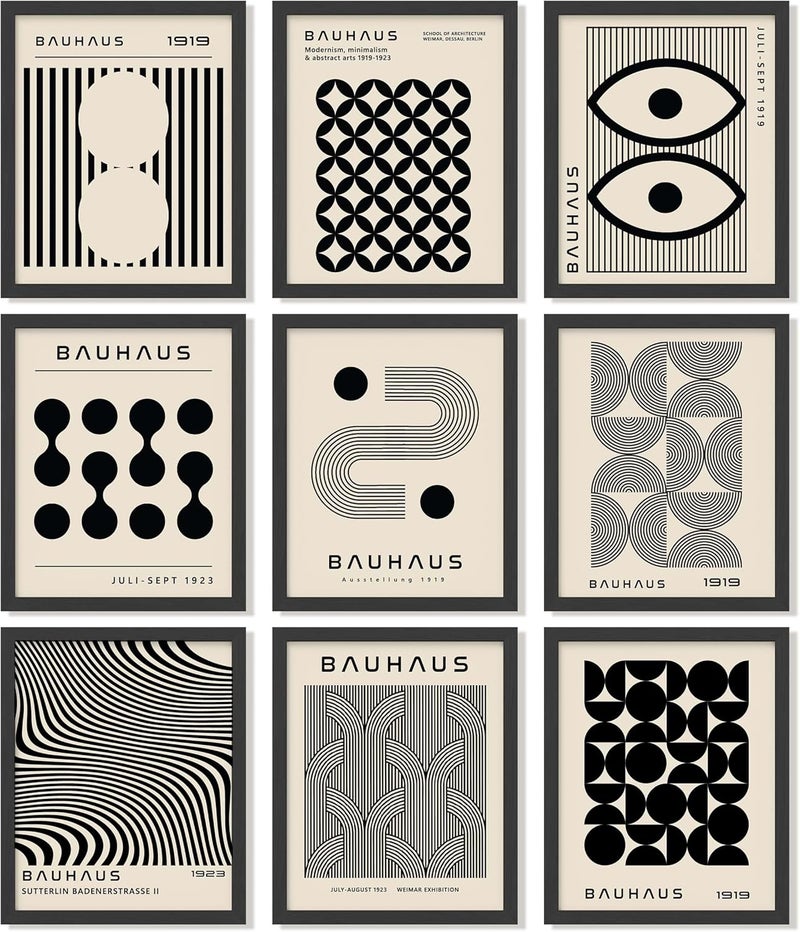 97 Decor Bauhaus Posters - Modern Wall Decor Abstract Geometric Wall Art, Bauhaus Abstract Wall Prints, Bauhaus Artwork, Boho Abstract Pictures for Bedroom (8x10 Inch, Unframed) - Image 1