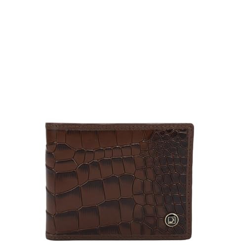 Da Milano RFID Protected Leather Wallet for Men with Card Slot - Brown - Image 1