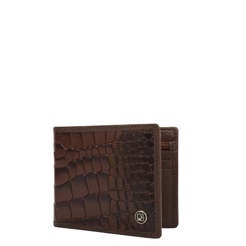 Da Milano RFID Protected Leather Wallet for Men with Card Slot - Brown - Image 2