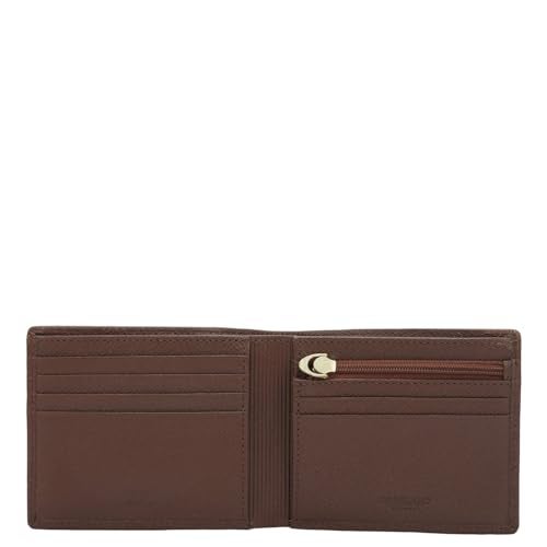 Da Milano RFID Protected Leather Wallet for Men with Card Slot - Brown - Image 3