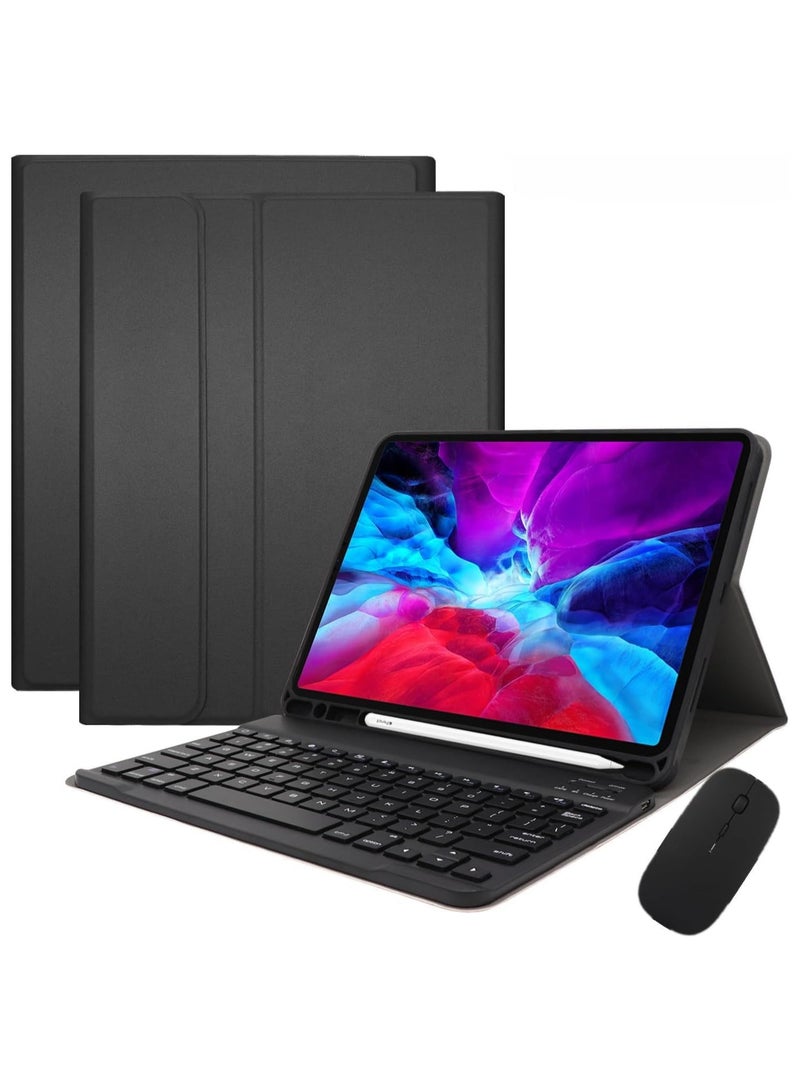 general Arabic and English Keyboard Case for iPad Air 13 inch 2024 (Model:A2903;A2904),With Pen Holder and Mouse,Bluetooth Detachable Keyboard Case - Image 1