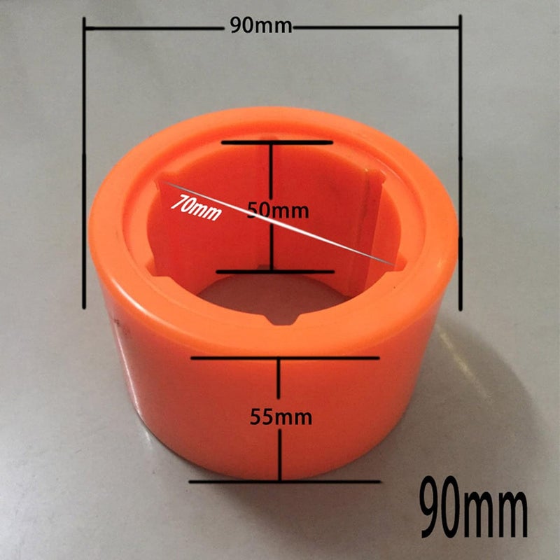 klarako 2Pack Motor Wheel Tire for Longboard Mini Scooter DIY Electric Skateboard 90mm - Image 2
