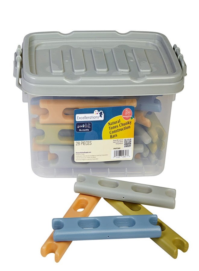 Excellerations Natural Tones Chunky Bars - 28 Pieces - Image 1