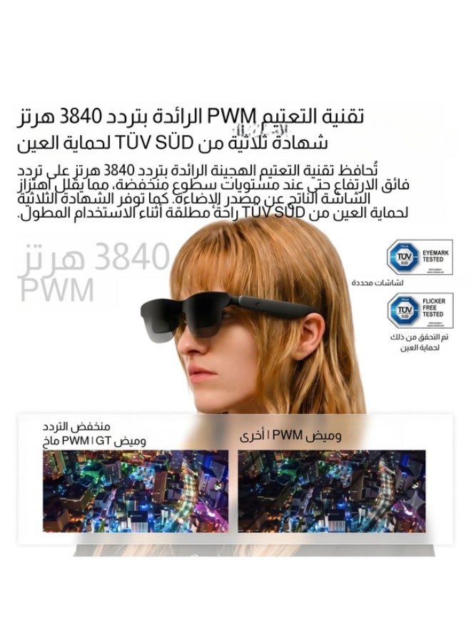 RayNeo GT MAX AR/XR glasses, size M, for interpupillary distance 64-67 mm, 267-inch screen like in a movie theater, 59° field of view, Dolby Vision certified, 3DoF, smart glasses for movies and entertainment - Image 4