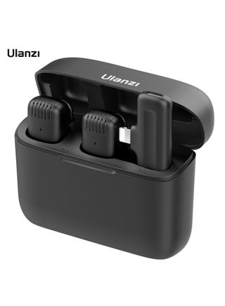 Ulanzi J12 Wireless Microphone System with 1 Receiver & 2 Microphones 20M Transmission Range Built-in Battery for iPhone 13/13 Pro/12/12 Pro/11/11 Pro/ 10 Live Streaming Interview Vlog - pzsku/Z0A253B508A441C935394Z/45/_/1669794653/444f86c0-1f4d-4266-909e-7933d1ab863f