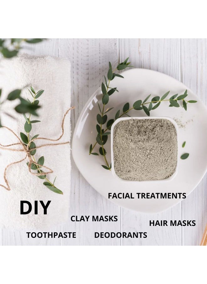 Smart Solutions Calcium Bentonite Clay Food Grade, 5 lb Pure Indian Healing Clay - All Natural for Internal and External Use | DIY Facial Treatments, Deodorants, Hair Masks  - Image 5