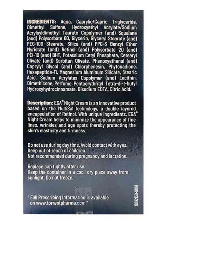 EGA Bottle Of 30 Gm Night Cream - Image 2