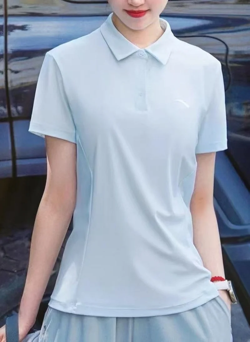 ANTA Regular Fit Workout Training Commute Short Sleeve Polo