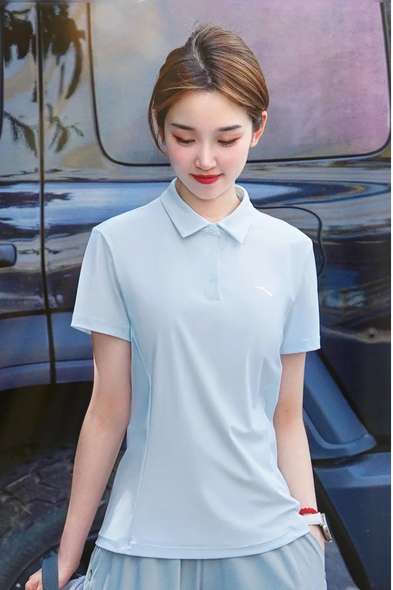 ANTA Regular Fit Workout Training Commute Short Sleeve Polo