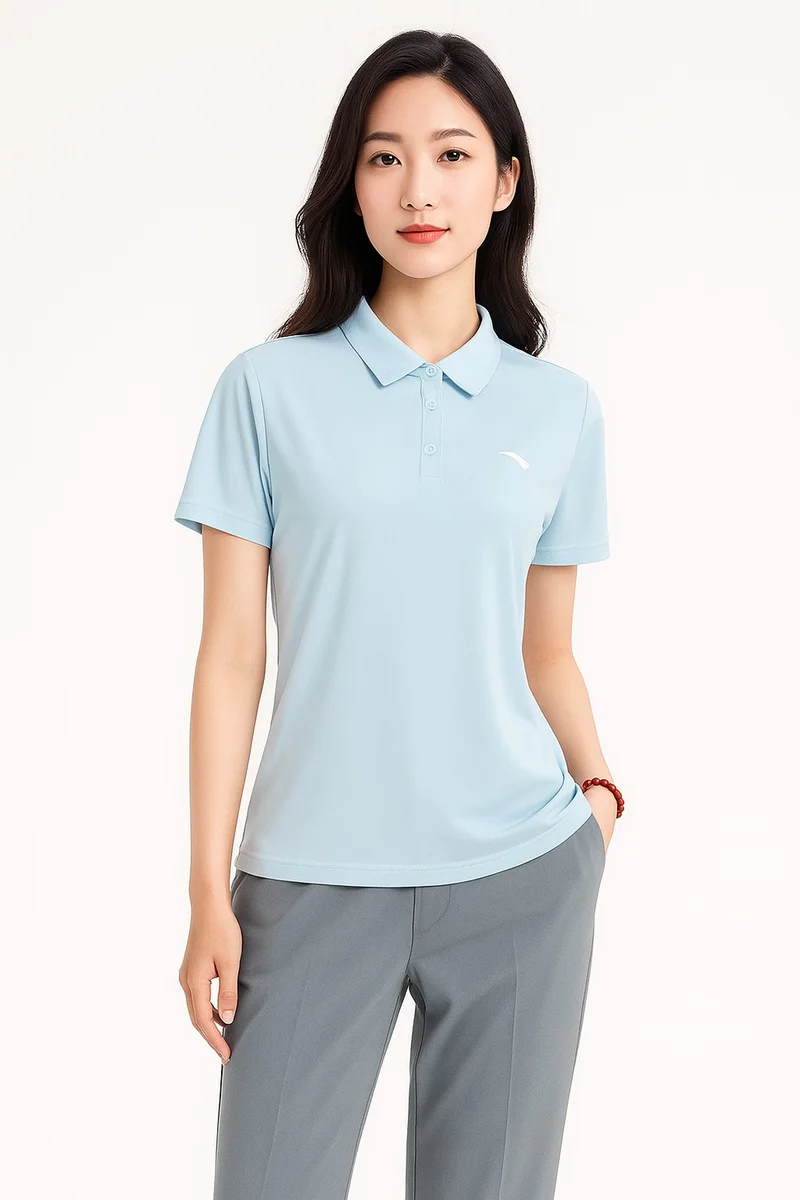 ANTA Ice-Skin UV-Protect Polo T-Shirt