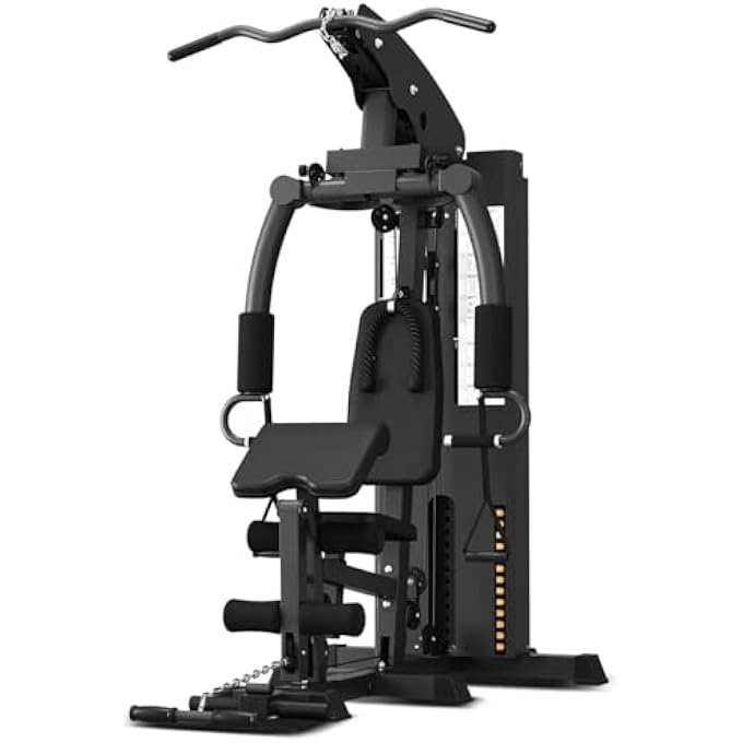rayihni Multifunction Steel Home Gym Station 150Lb Weight Stack Machine Mst-Mc800 - Image 1