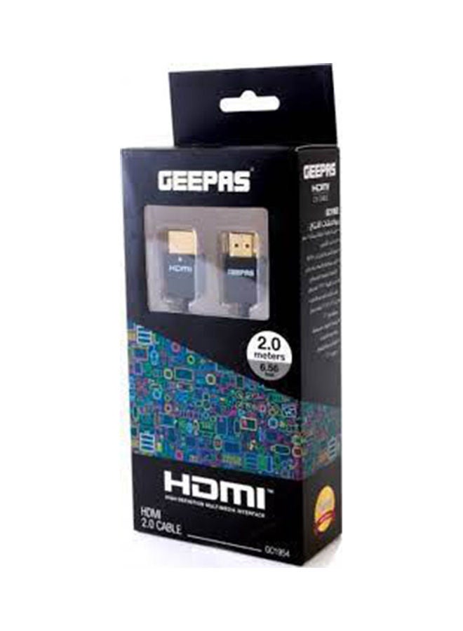 جيباس كابل HDMI أسود - Image 3