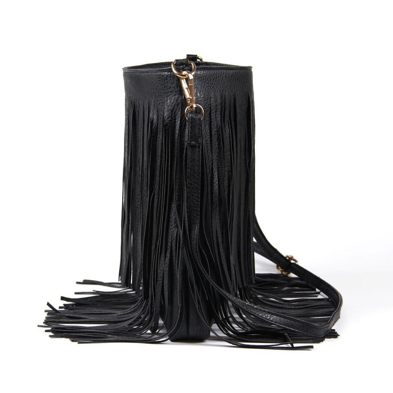 Lanpet Women Fringe Tassel Cross Body Bag Leisure Shoulder Bag - Image 3