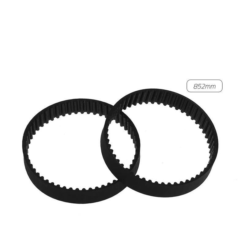 Gulf market trial optimized design Dioche Aibecy Rubber Synchronous Belts Timing Belt Kit 6mm Wide for 3D Printer 10 Size Options Pack of 2pcs (852mm) Multi-use qualified quality - Image 1