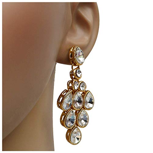 YouBella Jewellery Sets for Women Gold Plated Wedding Bridal Necklace Jewellery Set with Earrings for Girls/Women - Image 4