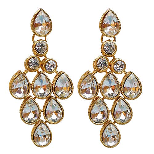 YouBella Jewellery Sets for Women Gold Plated Wedding Bridal Necklace Jewellery Set with Earrings for Girls/Women - Image 3