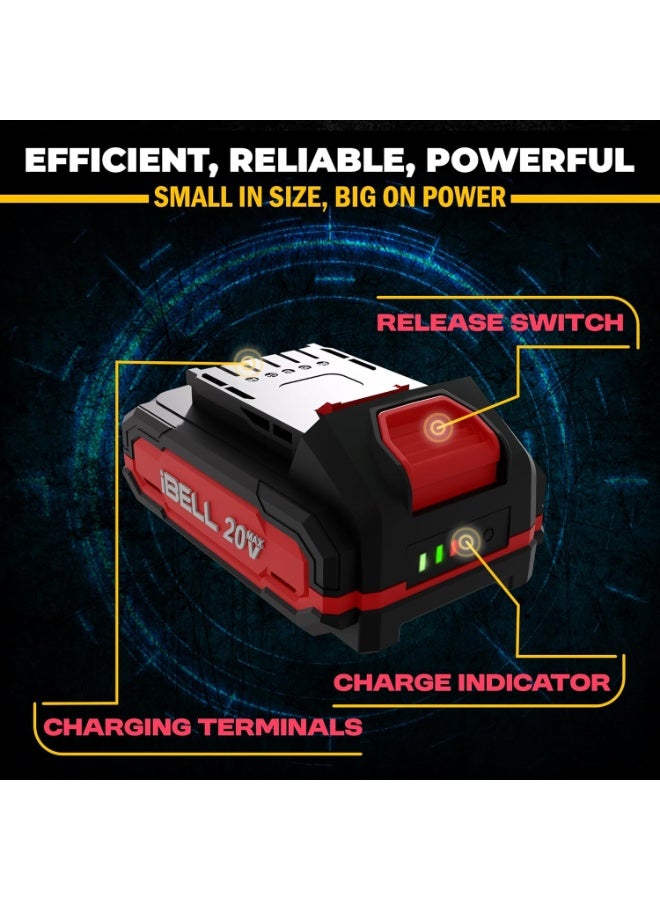 iBELL One Power Series 2.0Ah Li-ion Battery 20V 36Wh - Image 2