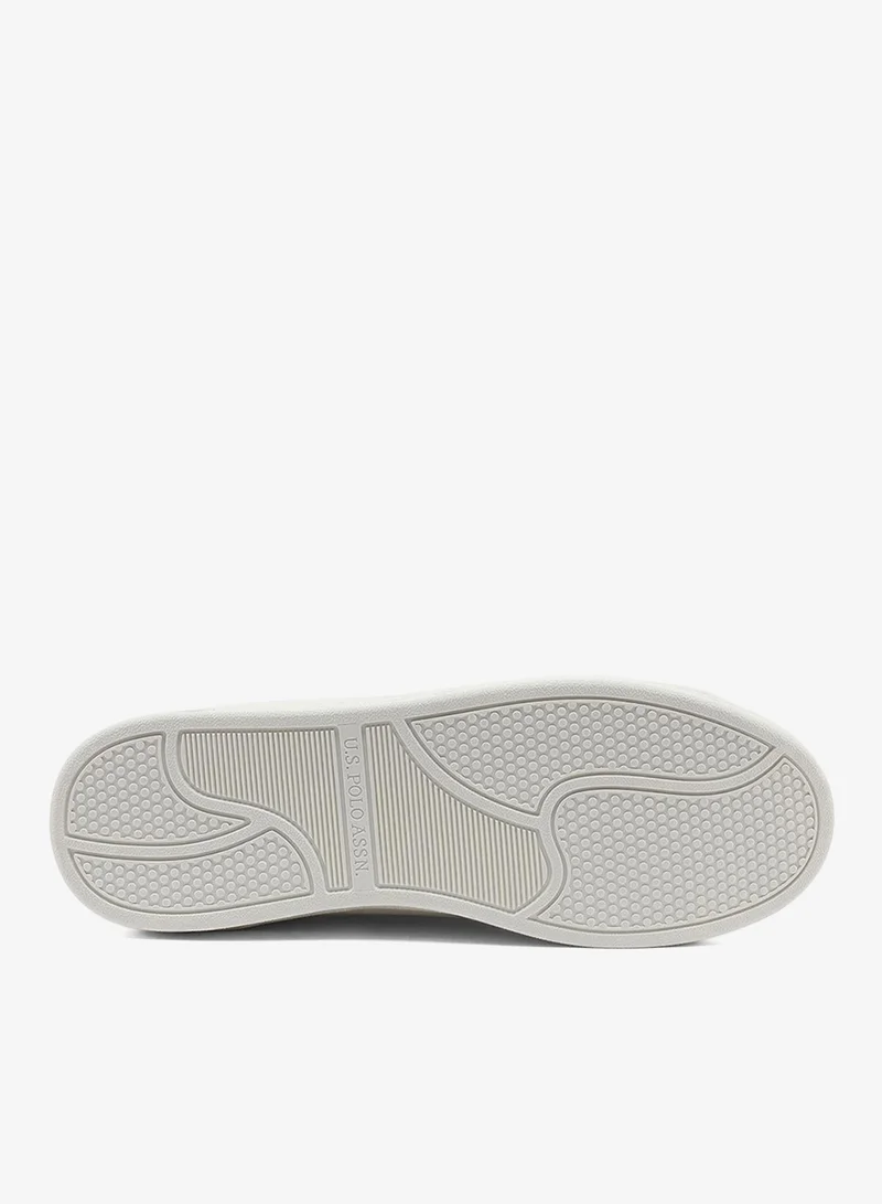 U.S. Polo Assn. white Men's Full White Sneakers - Lightweight, Breathable and Comfortable Shoes for Men | Best Price UAE