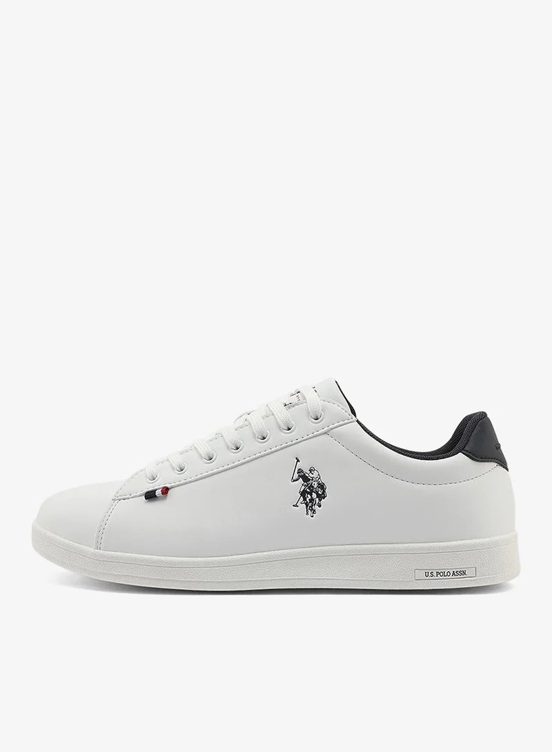 U.S. Polo Assn. white Men's Full White Sneakers - Lightweight, Breathable and Comfortable Shoes for Men | Best Price UAE