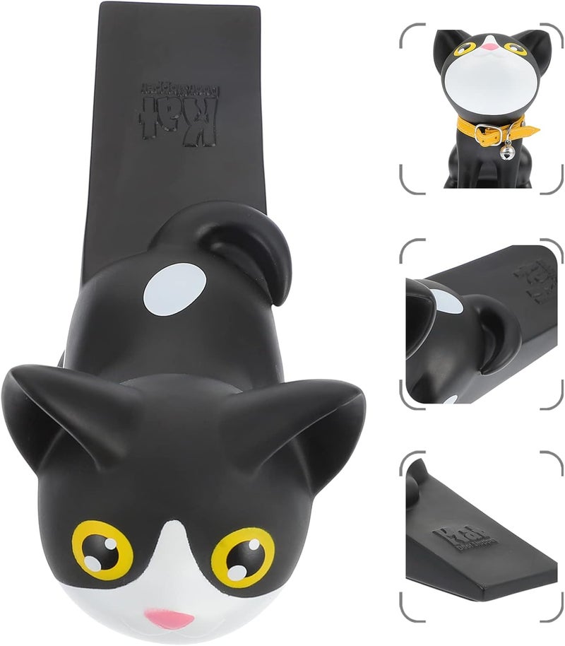 klarako Doorstop Animal Door Stopper Floor Door Stopper Door Stops for Bottom of Door Heavy Duty Door Wedges Door Plug Door Buffer Cat Door Wedge Cat Door Stop Cartoon Door No Punching PVC - Image 5