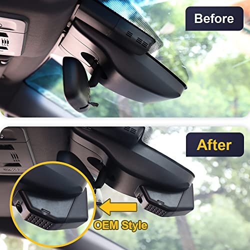 Fitcamx 4K Dash Cam Compatible with Toyota Tacoma 2018 2019 2020 2021 2022 2023 Limited SR5 SR TRD Sport Off-Road Pro, OEM Factory Look, 2160P Video WiFi, G-Sensor Loop Recording, Plug&Play, 64GB Card - Image 4