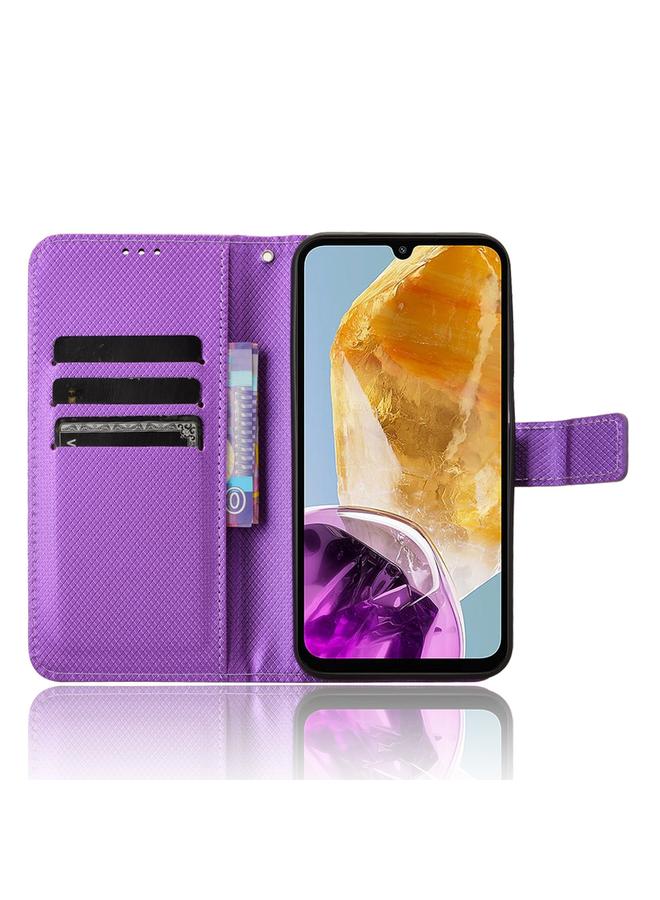 S-TOP Case For Samsung Galaxy F15 / M15 5G Diamond Texture Leather Phone Case - Image 4