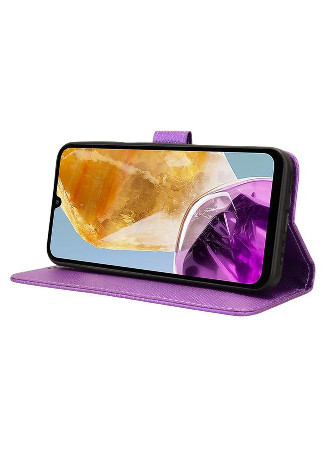 S-TOP Case For Samsung Galaxy F15 / M15 5G Diamond Texture Leather Phone Case - Image 5