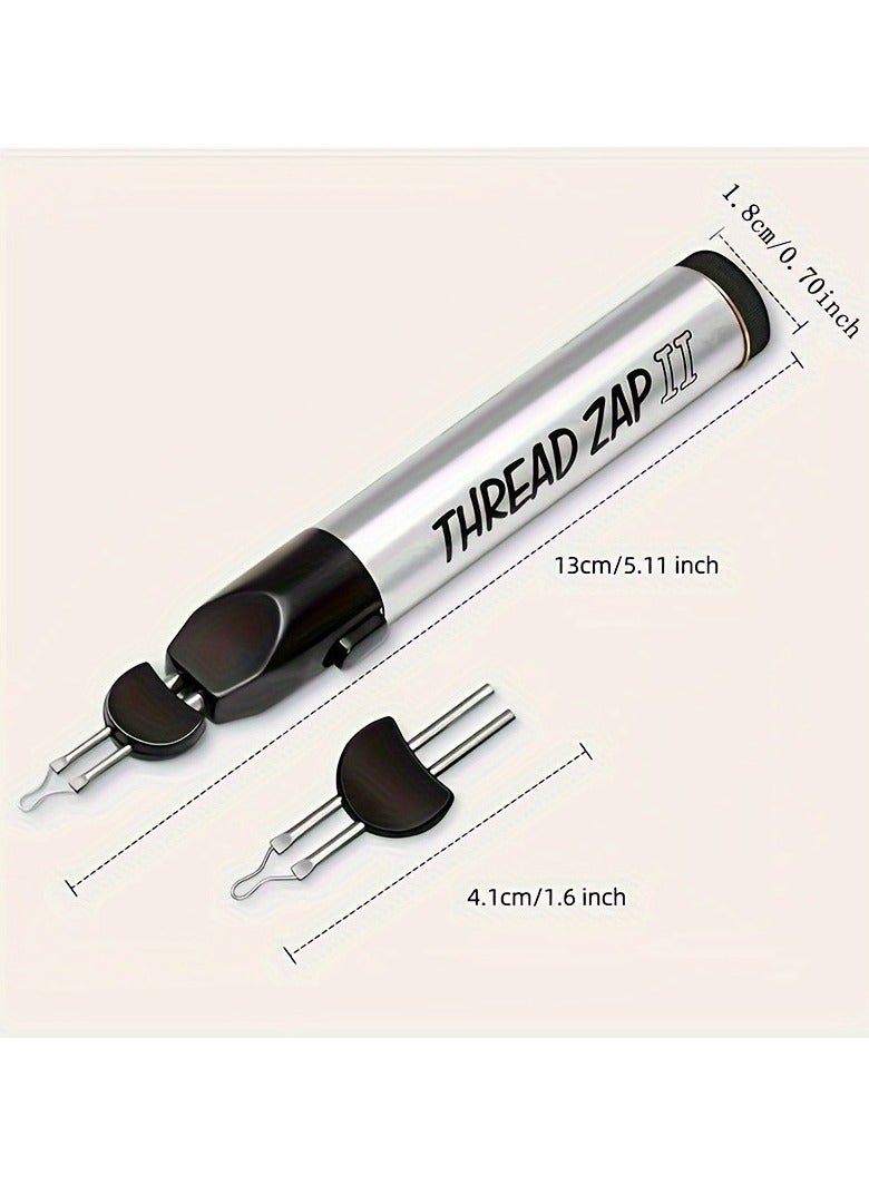 1pc Thread Burner, 5.25 inches, Push on, Battery Operated , Trim, Burn and Melt thread with one touch, Ideal for finishing bead weaving and stringing projects - Image 5