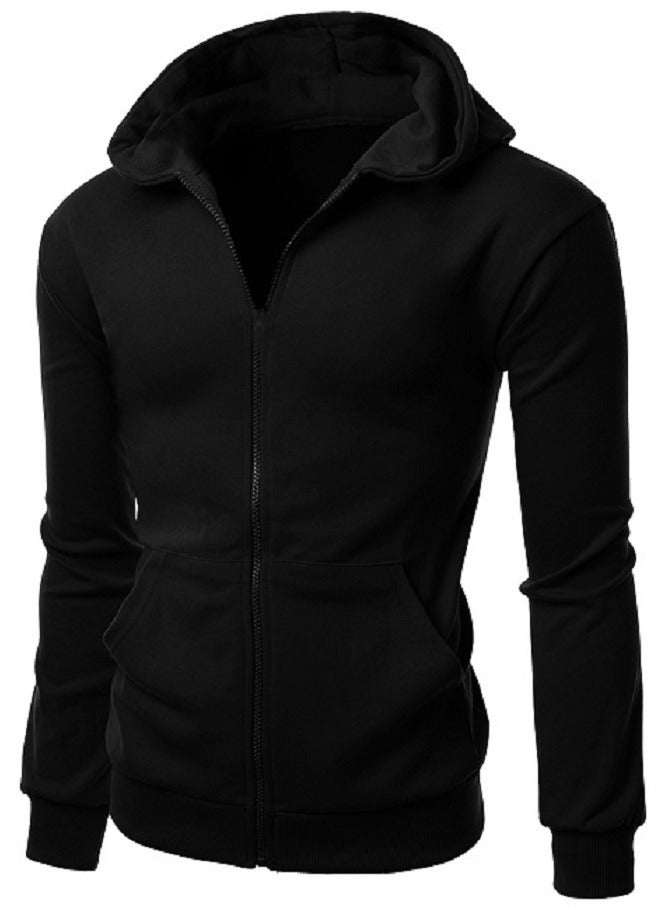 general Long Sleeve Casual Solid Basic Hoodie Sweatshirt - Image 1