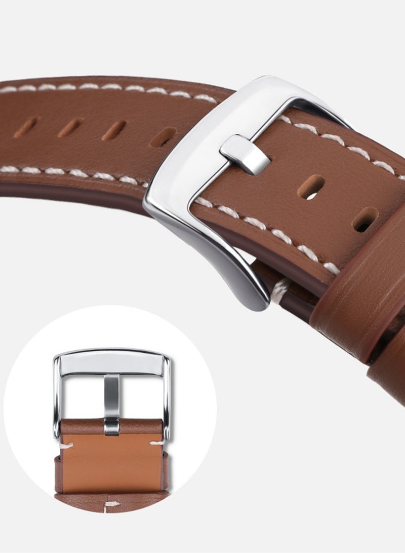 for Huawei Watch GT3 GT4 GT5 Straps, Fashion Leather Watchband Stainless Steel Buckle for Honor Magic 3 22mm  - Image 2