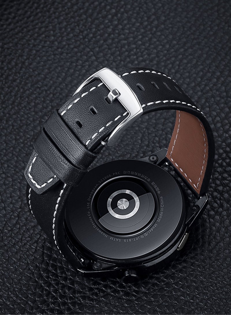 for Huawei Watch GT3 GT4 GT5 Straps, Fashion Leather Watchband Stainless Steel Buckle for Honor Magic 3 22mm  - Image 3