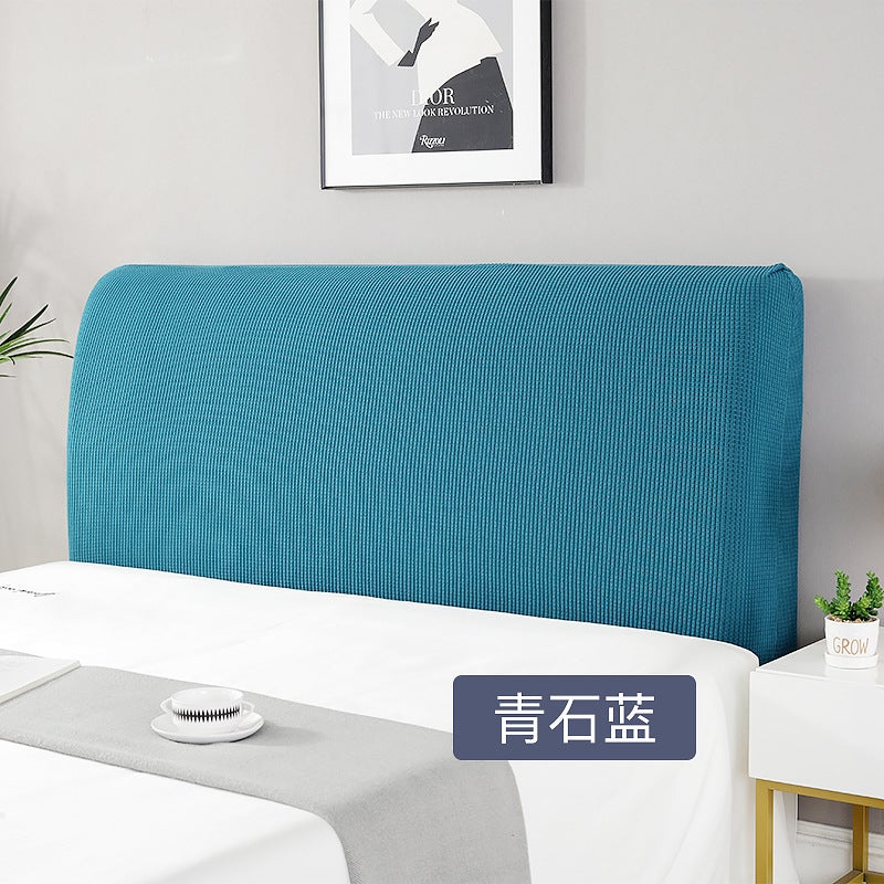 Thickened Elastic All-Inclusive Bedside Cover Scandinavian Household Simple Soft-Covered Wooden Bedside Cover Bed Back Dust Cover Bed Back Cover - Image 1