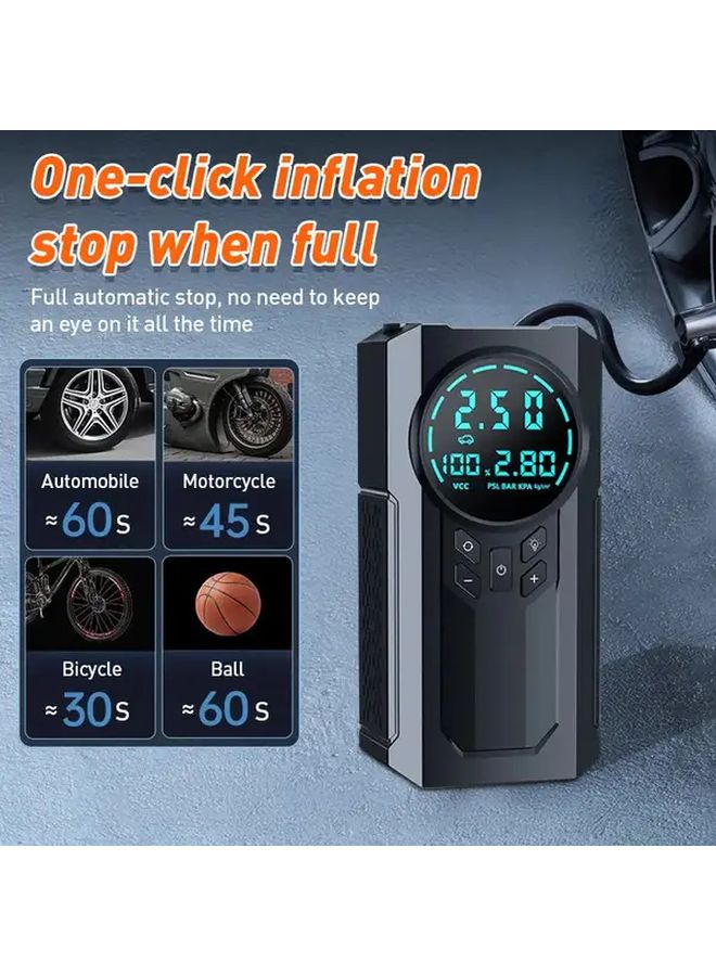 Upgraded Multifunctional Portable Mini Air Compressor With Digital Display Model B - Image 5
