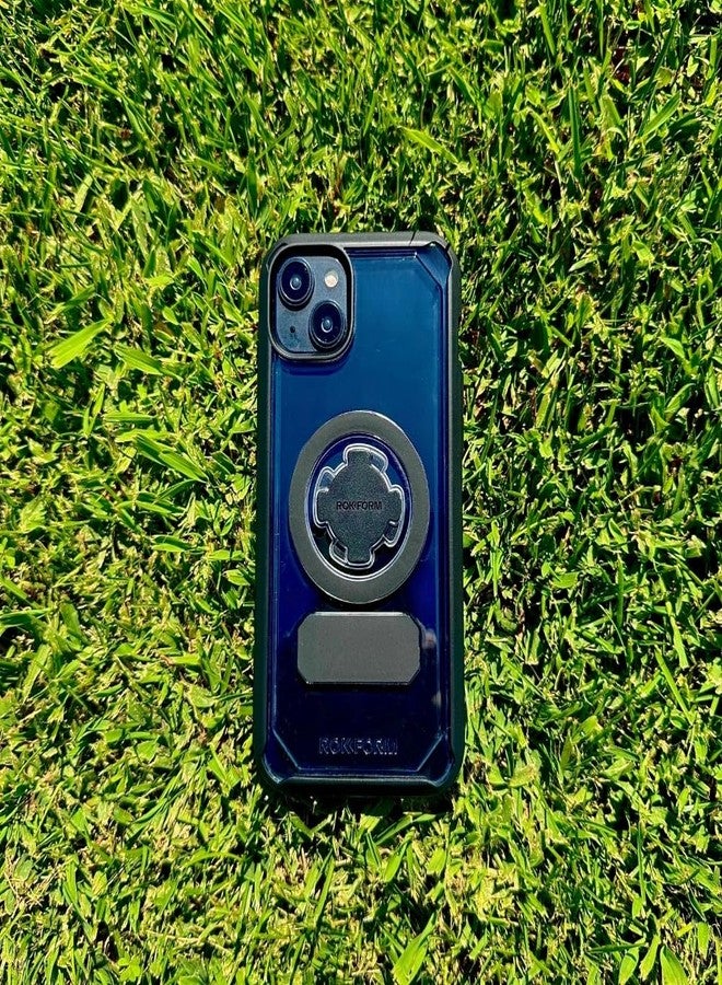 Rokform iPhone 15 Plus Case, Crystal Series Magnetic Clear Case for iPhone 15 Plus with RokLock Twist Lock Slim Drop Tested Armor (Clear) - Image 2