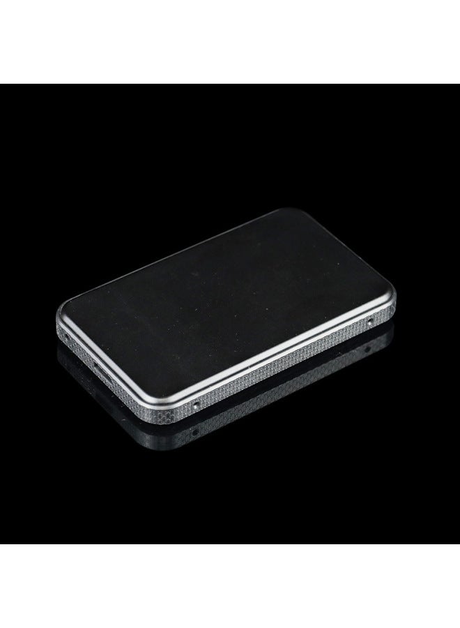 SSD Shell Upper And Lower Cover Aluminum Alloy 2.5-inch Sata Serial Port Notebook External USB3.0 Hard Disk Box-Color:Black  - Image 1