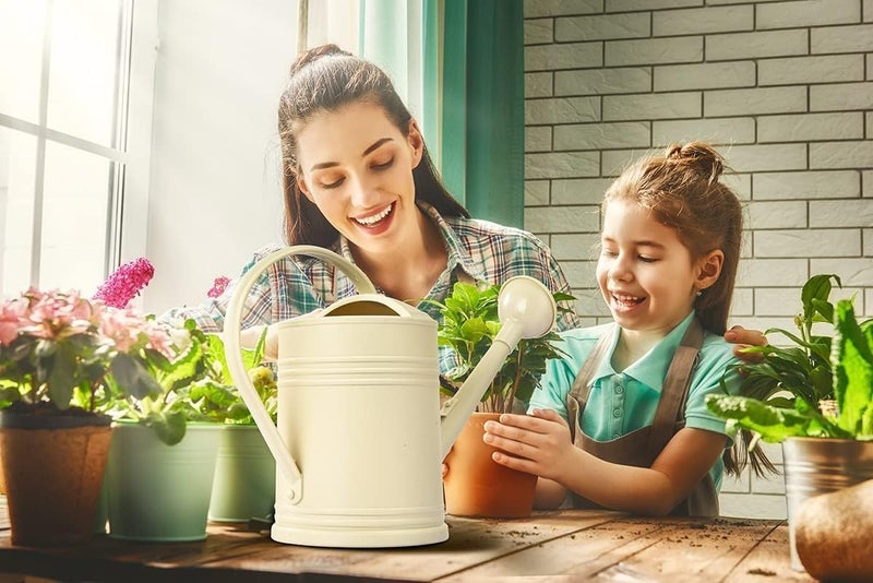 MAKINGTEC Watering Can for Indoor Plants, Small Long Spout with Sprinkler Head for Flower Outdoor House Plants Garden Flower (1/2 Gallon) - Image 5