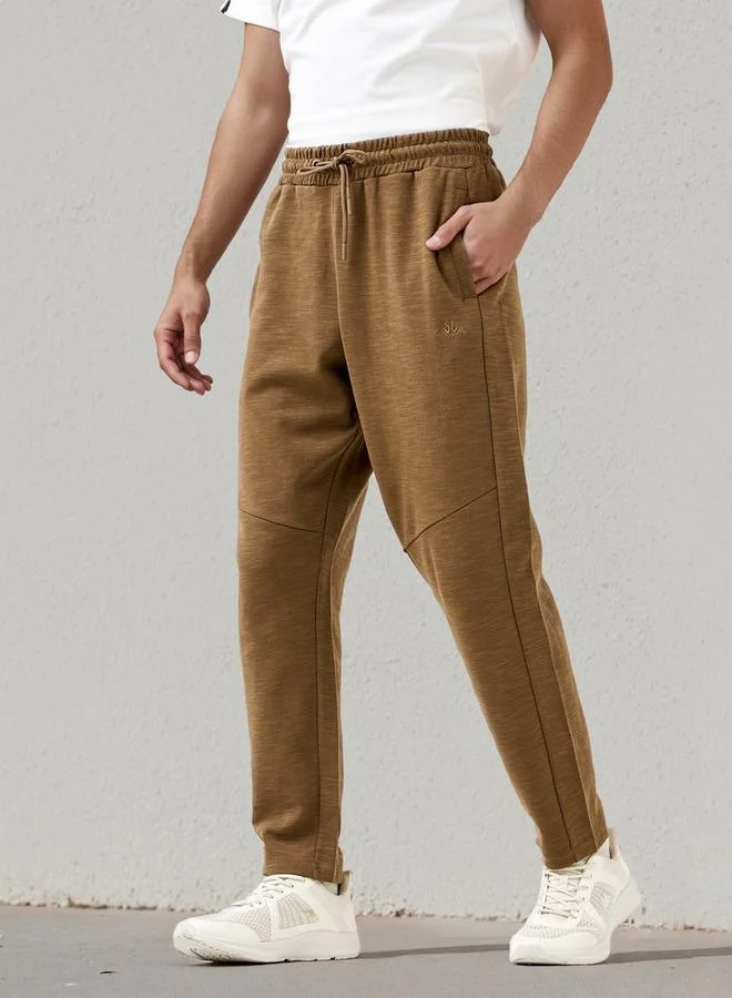 Kappa Panelled Regular Fit Joggers with Pockets
