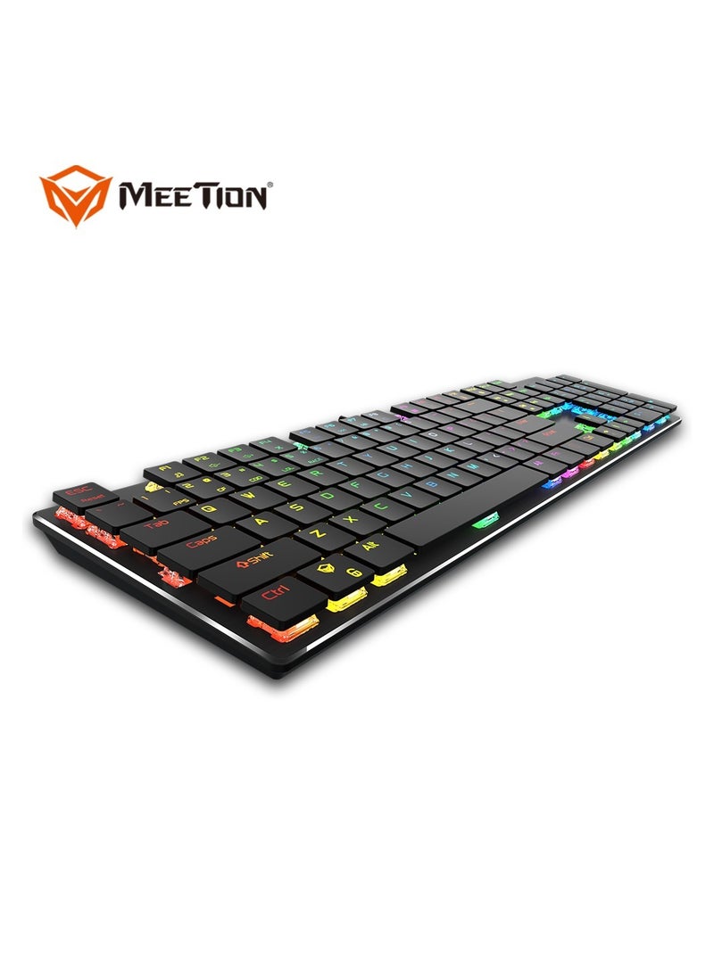 MEETION Ultrathin Mechanical Keyboard and Lightweight Honeycomb Gaming Mouse MK80+GM015 - Image 4