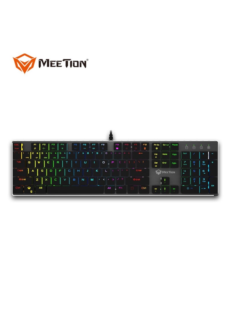 MEETION Ultrathin Mechanical Keyboard and Lightweight Honeycomb Gaming Mouse MK80+GM015 - Image 5