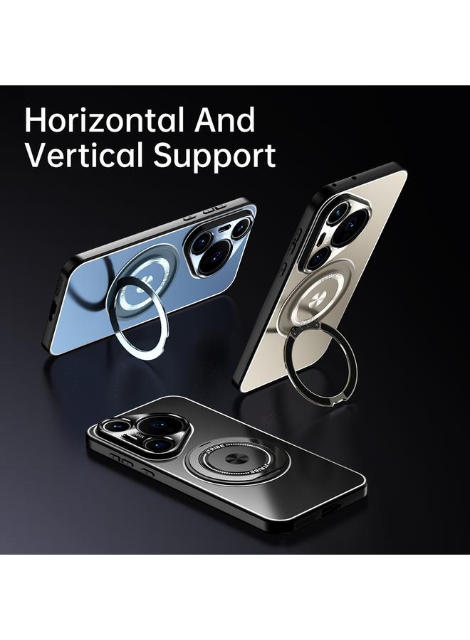 S-TOP Case For Huawei nova 13 Pro Rotating Holder Frosted Metal Phone Case - Image 4