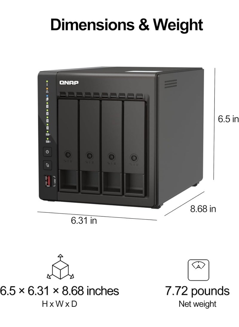 QNAP TS-453E-8G NAS BOX | TS-453E-8G - Image 3